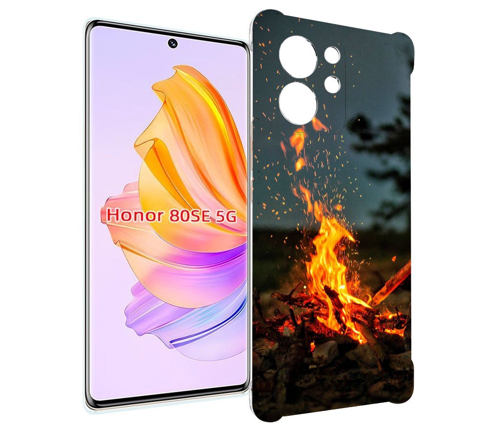 

Чехол MyPads Костер-ночное-небо для Honor 80 SE, Прозрачный, Tocco