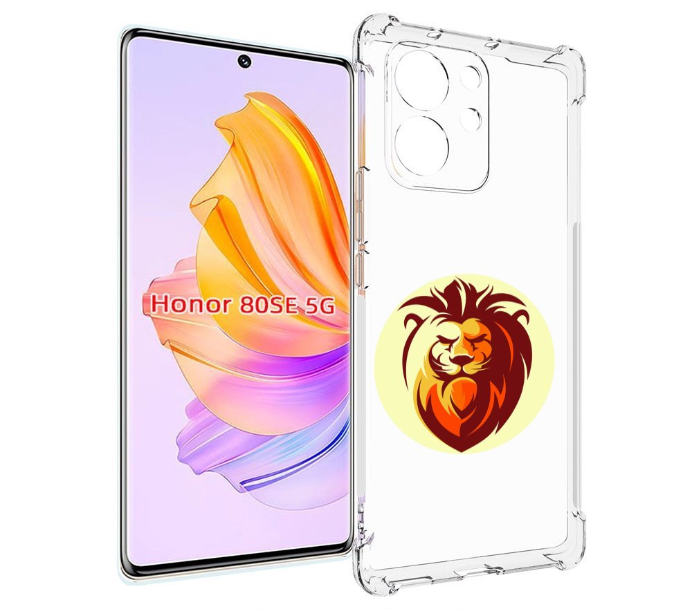 

Чехол MyPads Картинка-Лев для Honor 80 SE, Прозрачный, Tocco
