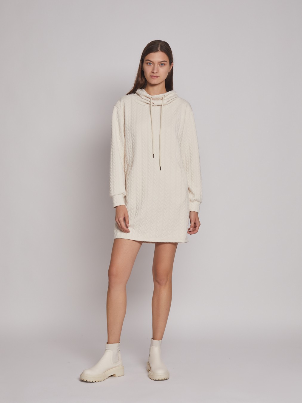 

Платье женское Zolla 222428143052 бежевое 2XL, 222428143052