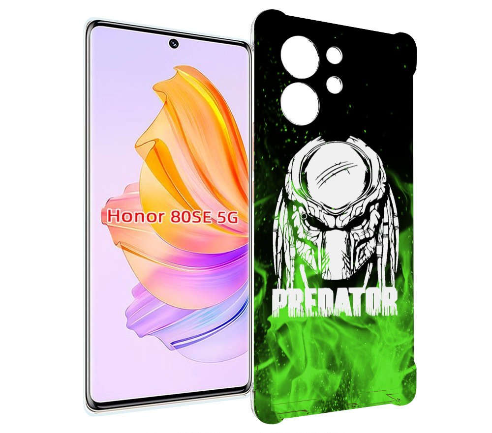 

Чехол MyPads Знак-хищника для Honor 80 SE, Прозрачный, Tocco