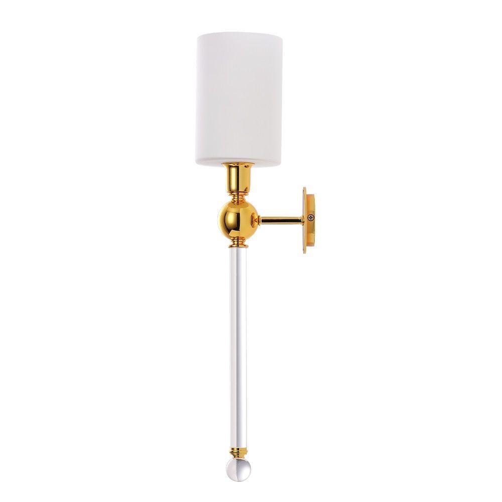 

Бра Crystal Lux Mirabella AP1 Gold/White, Mirabella AP1 Gold/White