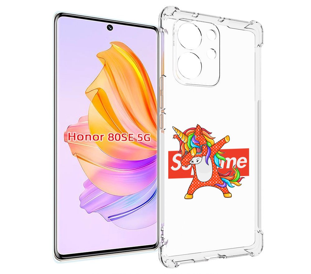 

Чехол MyPads Единорог-суприм для Honor 80 SE, Прозрачный, Tocco
