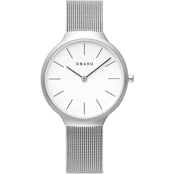 фото Наручные часы женские obaku v240lxcwmc серебристые