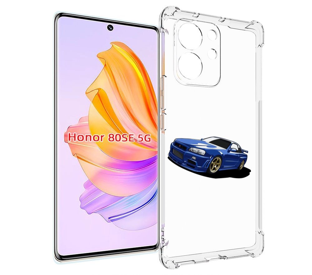 

Чехол MyPads Джитиэр для Honor 80 SE, Прозрачный, Tocco