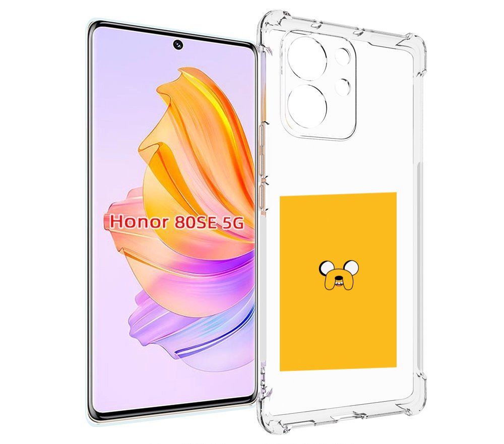 

Чехол MyPads Джейк-время-приключений для Honor 80 SE, Прозрачный, Tocco