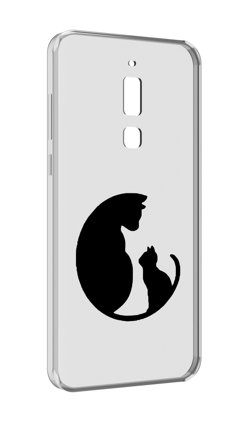 

Чехол MyPads коты в полукруге для Meizu M6T, Прозрачный, Tocco