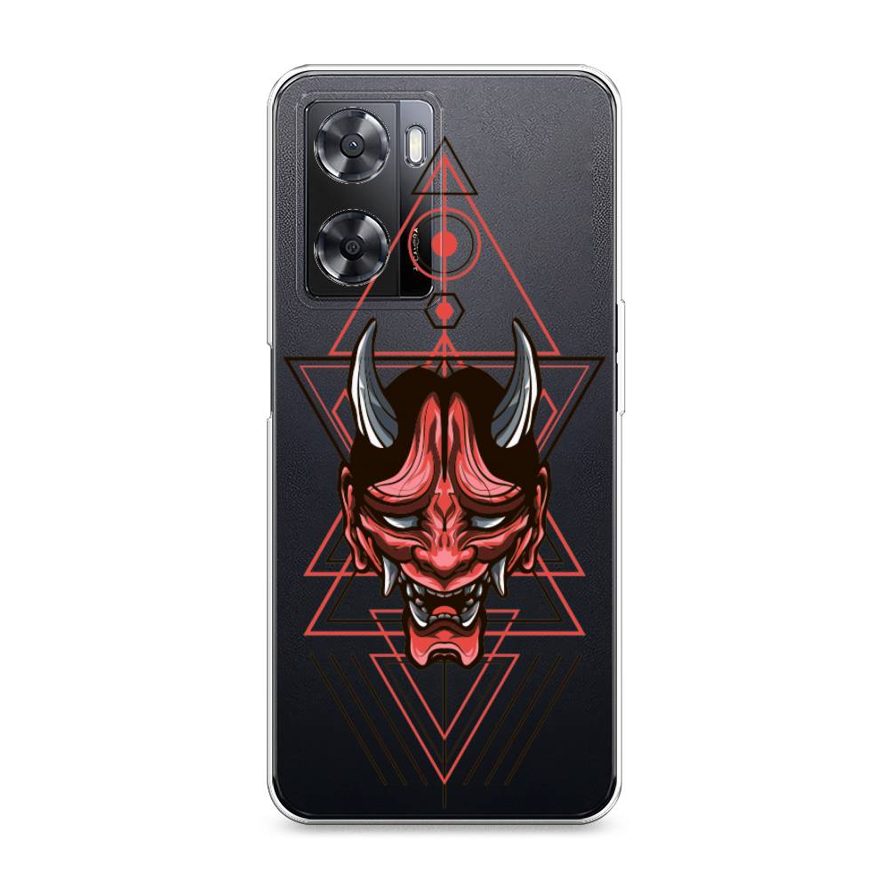 

Чехол на Oppo A57 4G "Hanya Oni mask", Серый;красный;черный, 2511850-4