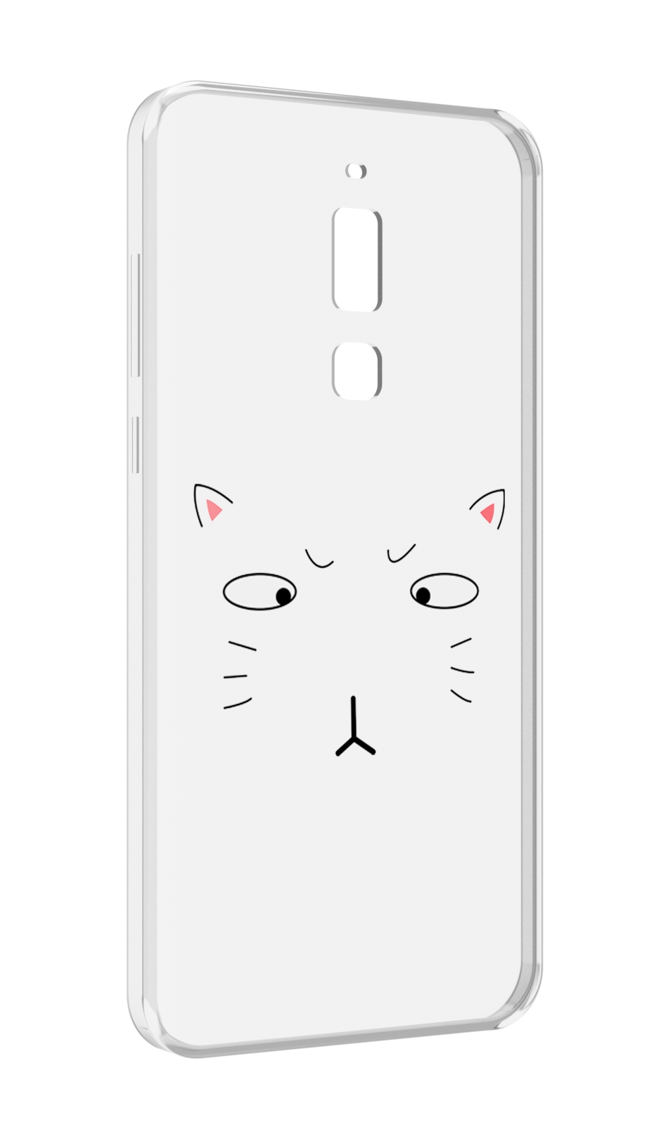 

Чехол MyPads кот-части-лица для Meizu M6T, Прозрачный, Tocco