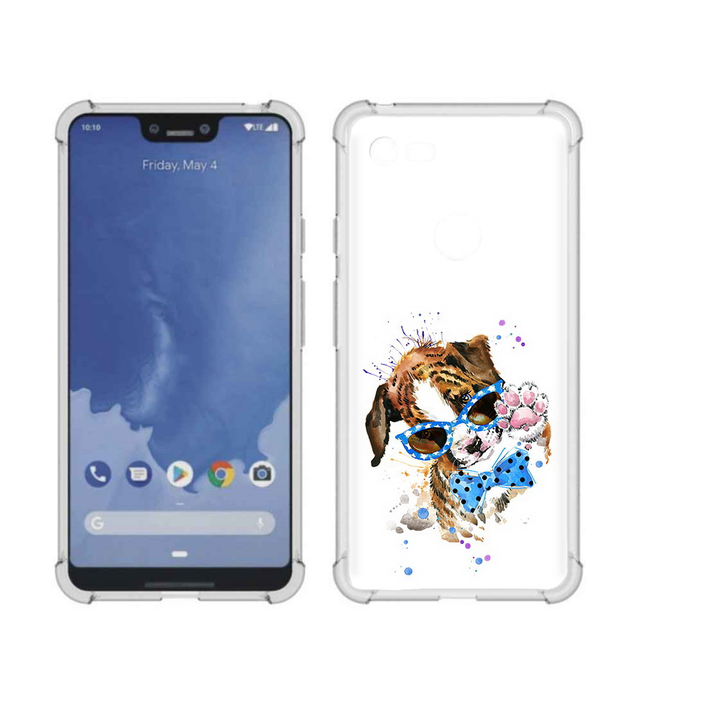 

Чехол MyPads Tocco для Google Pixel 3 XL лапочка, Прозрачный, Tocco