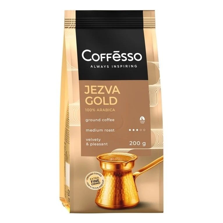 Кофе Coffesso Jezva Gold молотый 200 г 498₽