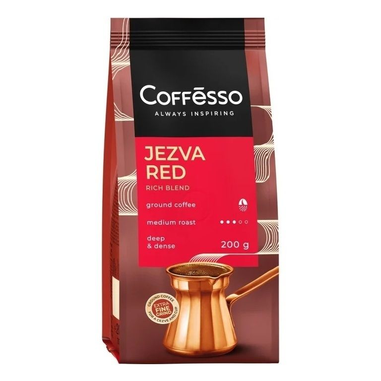 Кофе Coffesso Jezva Red молотый 200 г 389₽