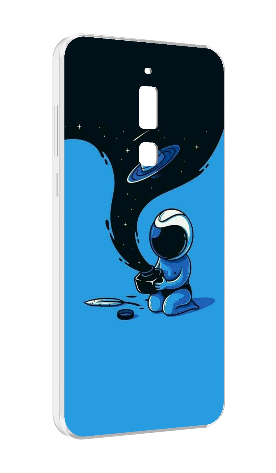 

Чехол MyPads космос из черной краски для Meizu M6T, Прозрачный, Tocco