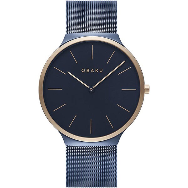 фото Наручные часы мужские obaku v240gxslml синие