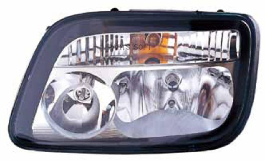 

440-1156L-Ld-Em Фара Левая Лампа H7/H1 С Коррект. Mb Actros 03-> Depo 4401156lldem