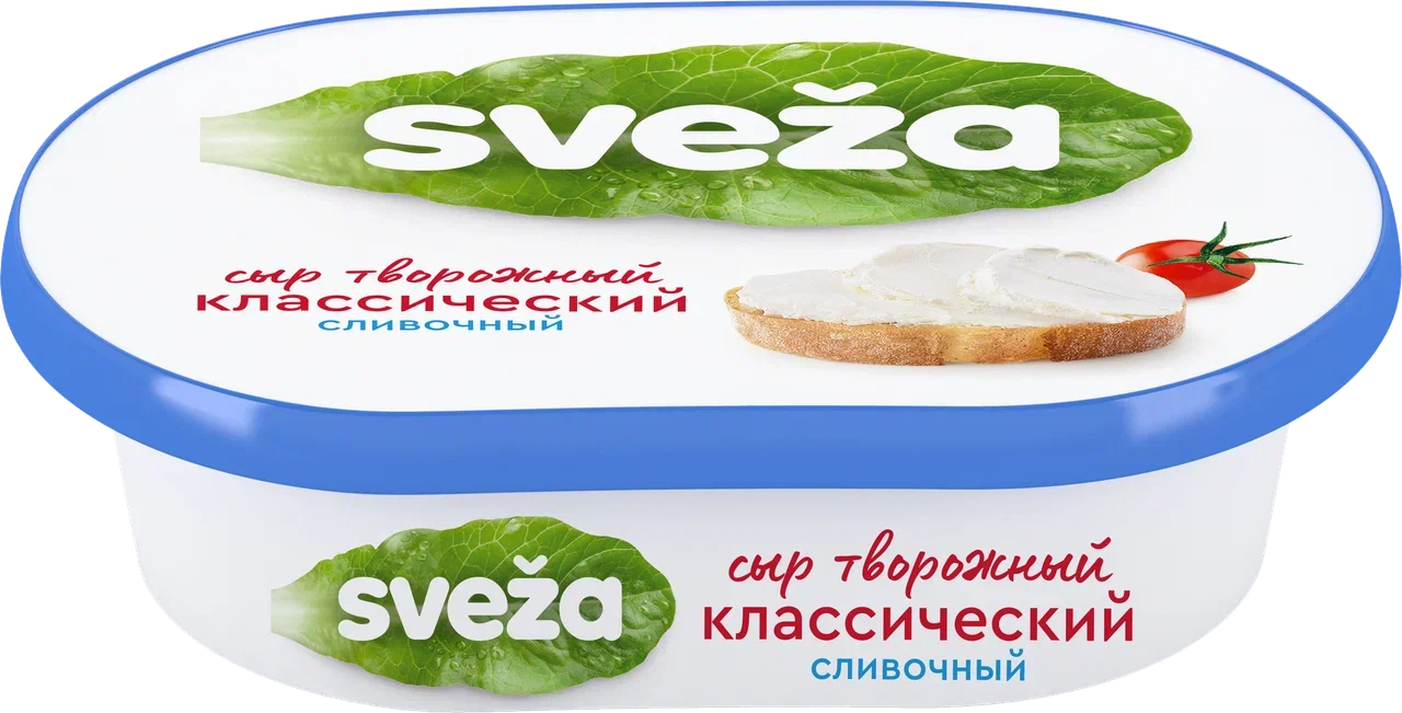 Сыр творожный Савушкин Sveza сливочный, 60%, 150 г