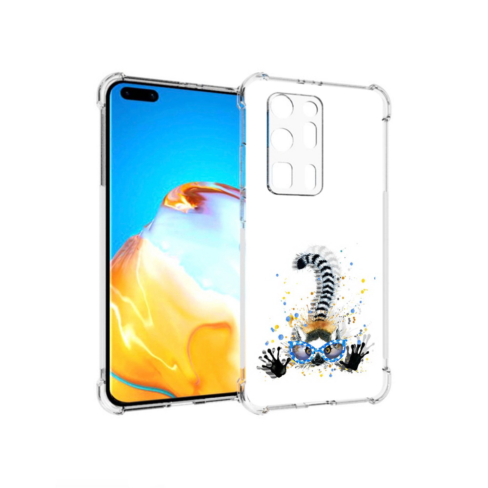 

Чехол MyPads Tocco для Huawei P40 Pro+ лямур, Прозрачный, Tocco