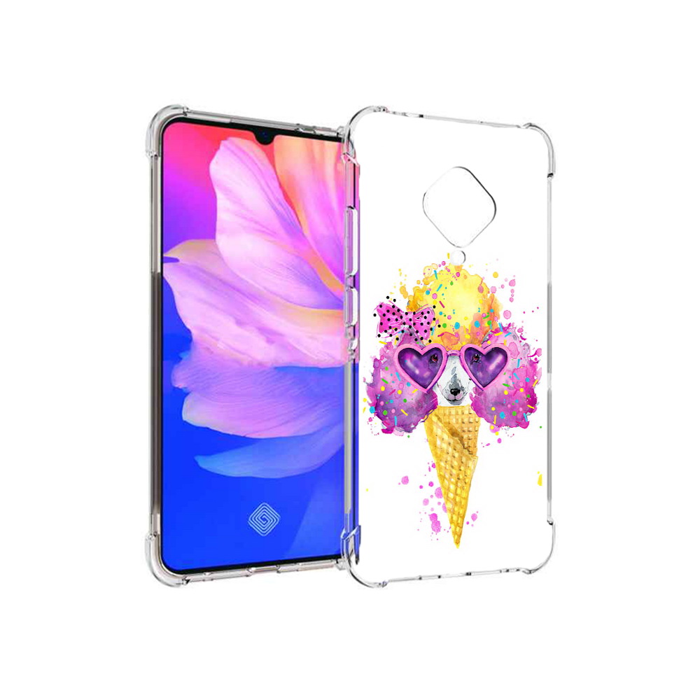 

Чехол MyPads Tocco для Vivo V17 Рожок (PT147343.378.146), Прозрачный, Tocco