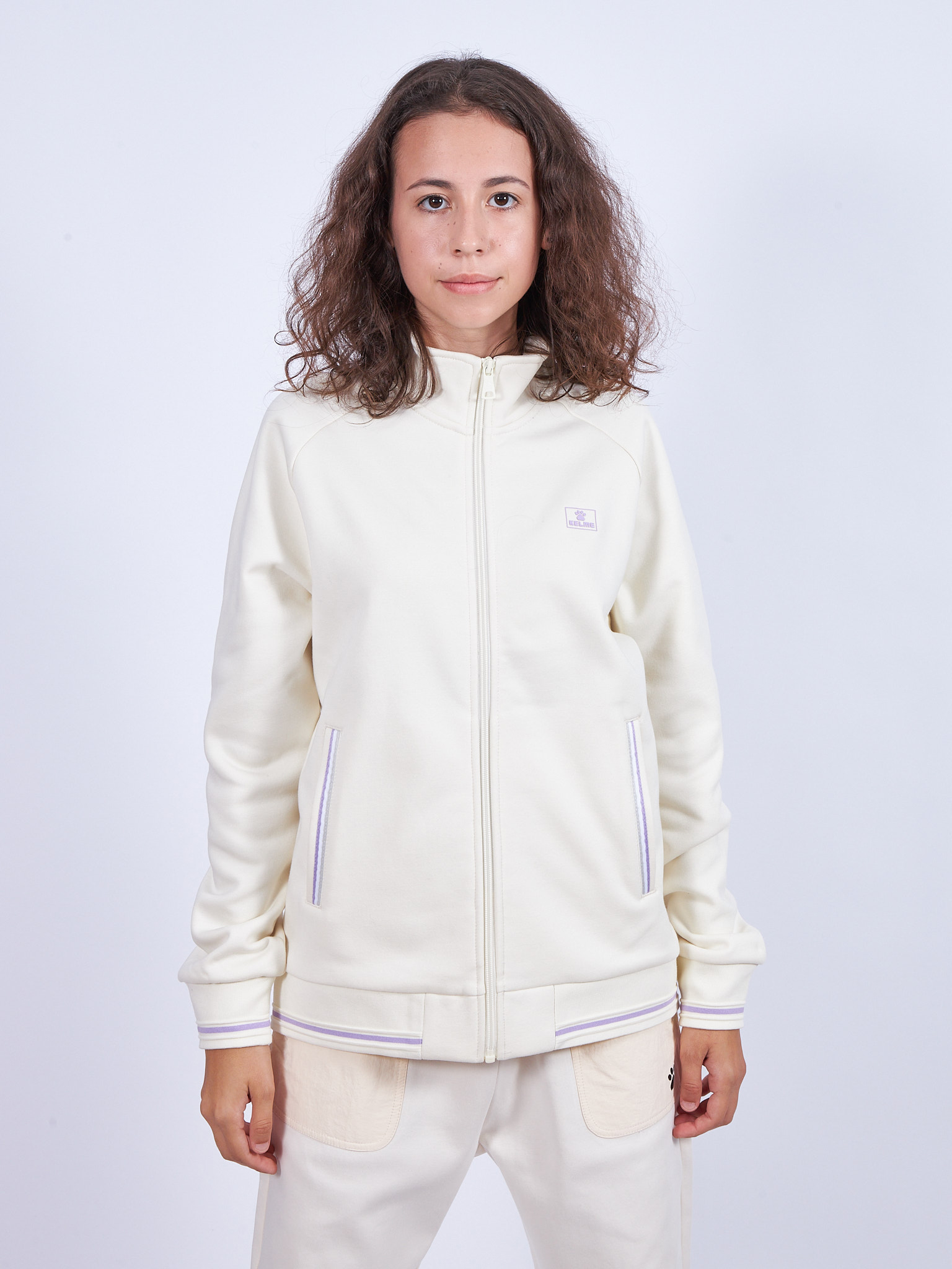 

Олимпийка женская KELME 6147WT2006-102 бежевая 2XL, 6147WT2006-102