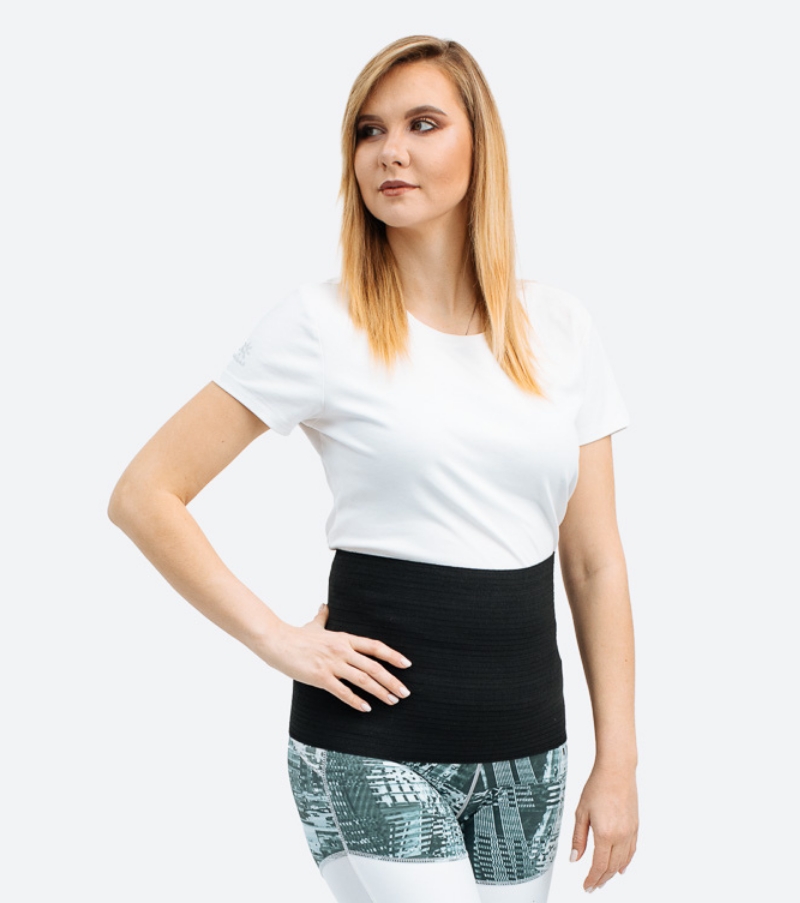 Пояс послеоперационный абдоминальный Belt Cotton АЛЬМЕД черный р. 6/XXL