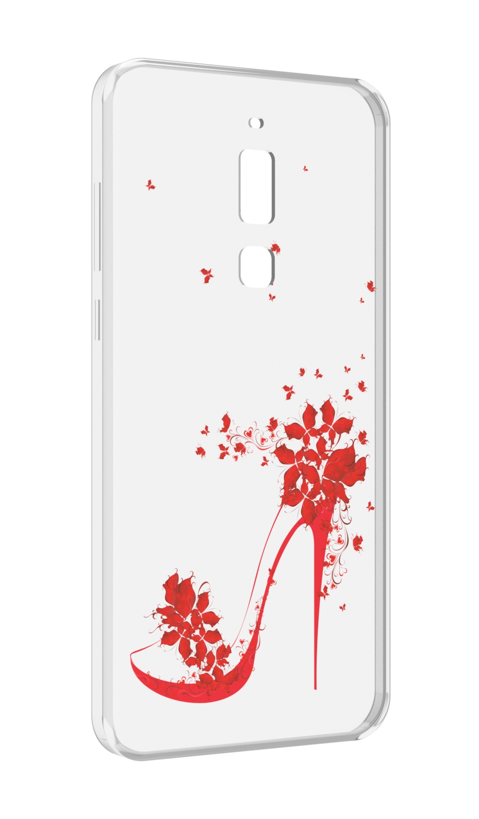 

Чехол MyPads каблук-в-цветах для Meizu M6T, Прозрачный, Tocco
