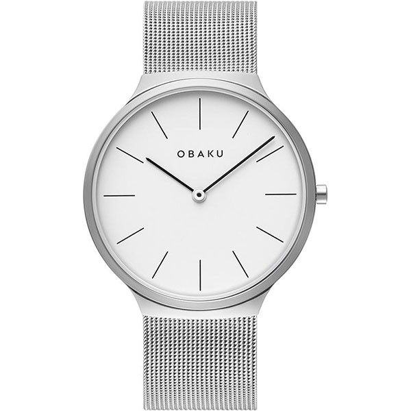 фото Наручные часы мужские obaku v240gxcwmc серебристые