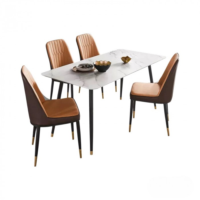 

Комплект обеденной мебели Стол 1.4 м и 4 стула Xiaomi Linsy Light Luxury Table and Chairs, LS073S4-A