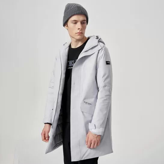 

Пуховик мужской KELME 6147YR1023-202 серый 3XL, 6147YR1023-202