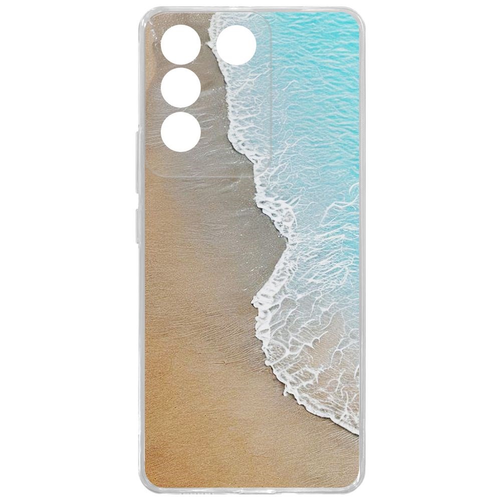 

Чехол-накладка Case Прибой для Vivo V27e, Прозрачный