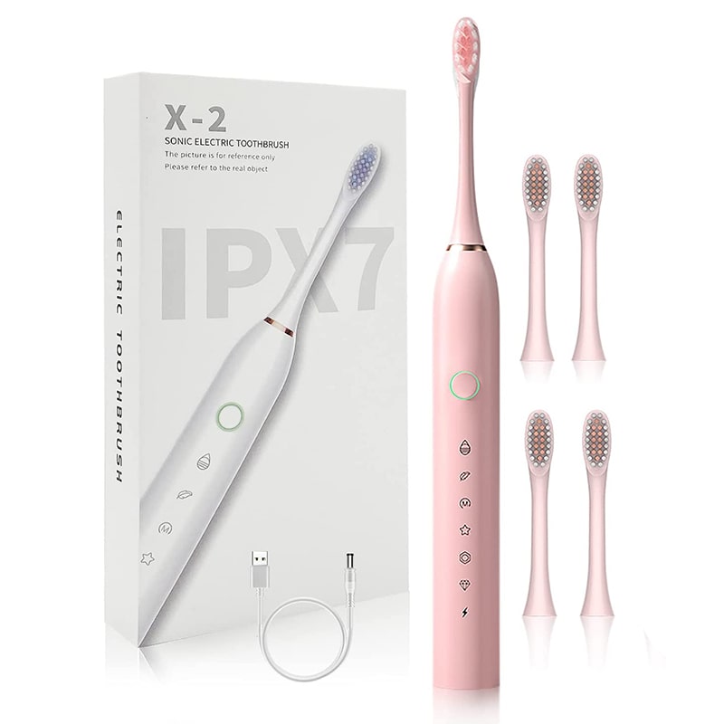 фото Электрическая зубная щетка sonic electric toothbrush ipx x7-2 bh0058 pink