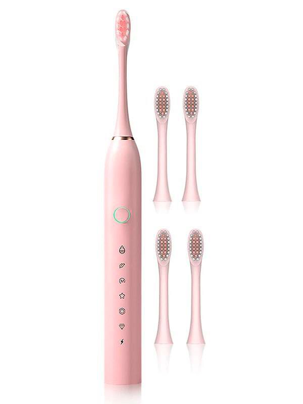 фото Электрическая зубная щетка sonic electric toothbrush ipx x7-2 bh0058 pink