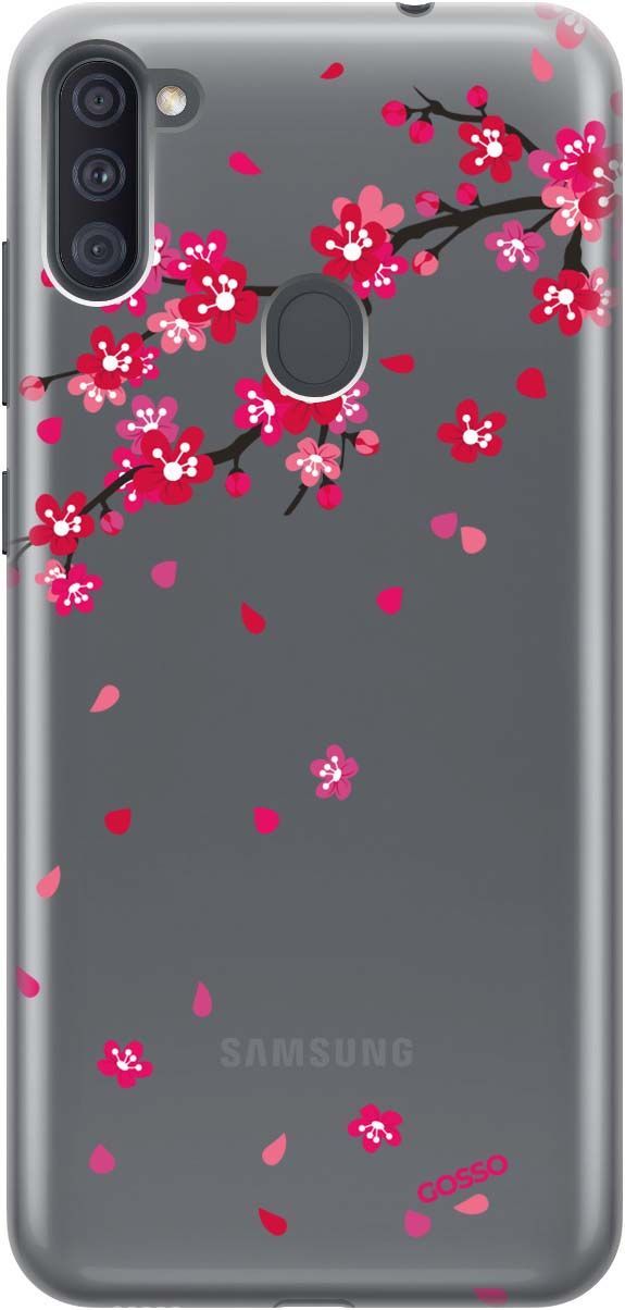 

Чехол на Samsung Galaxy A11/M11 с принтом "Sakura" прозрачный, Прозрачный;коричневый, 116