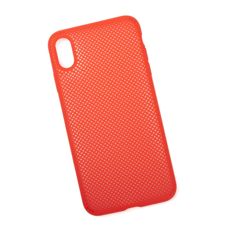 фото Чехол "lp" для iphone xs max "silicone dot case" (красный) liberty project