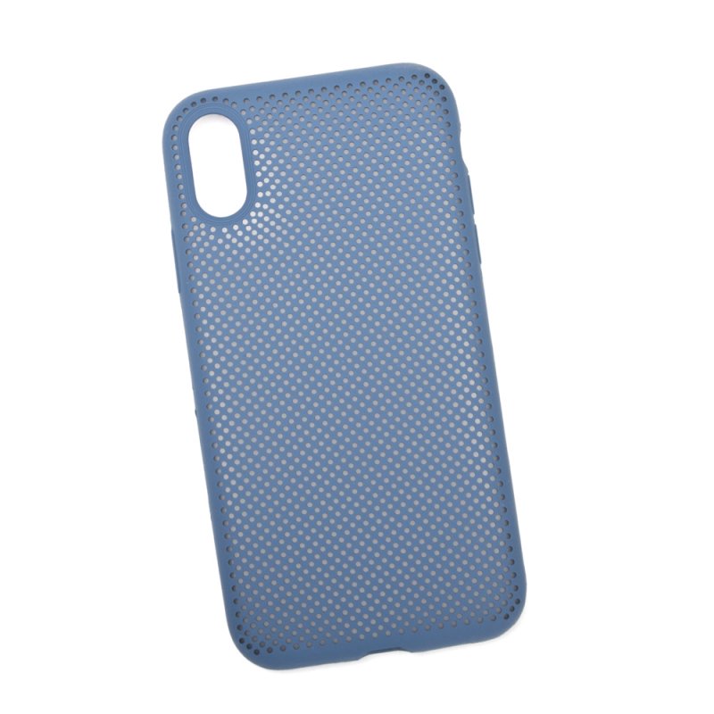 фото Чехол "lp" для iphone xr "silicone dot case" (синий) liberty project