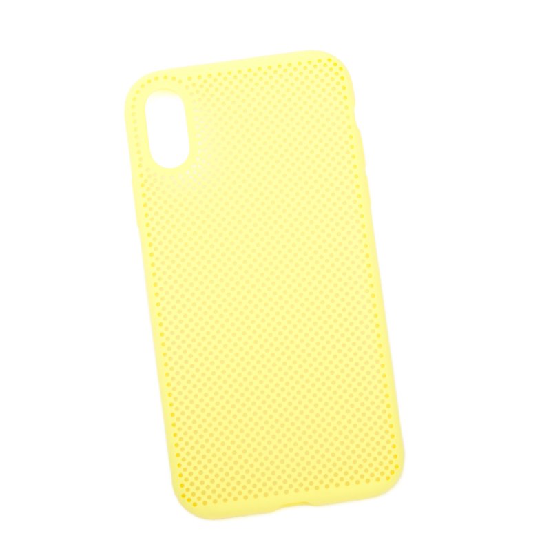 фото Чехол "lp" для iphone xr "silicone dot case" (желтый) liberty project