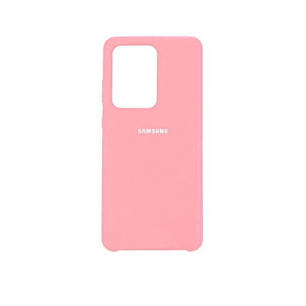 фото Чехол samsung note 20 silicone cover светло-розовый nobrand