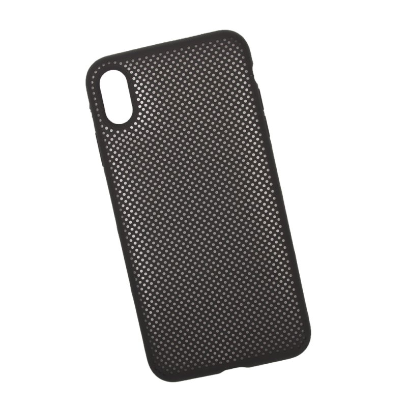 фото Чехол "lp" для iphone xs max "silicone dot case" (черный) liberty project