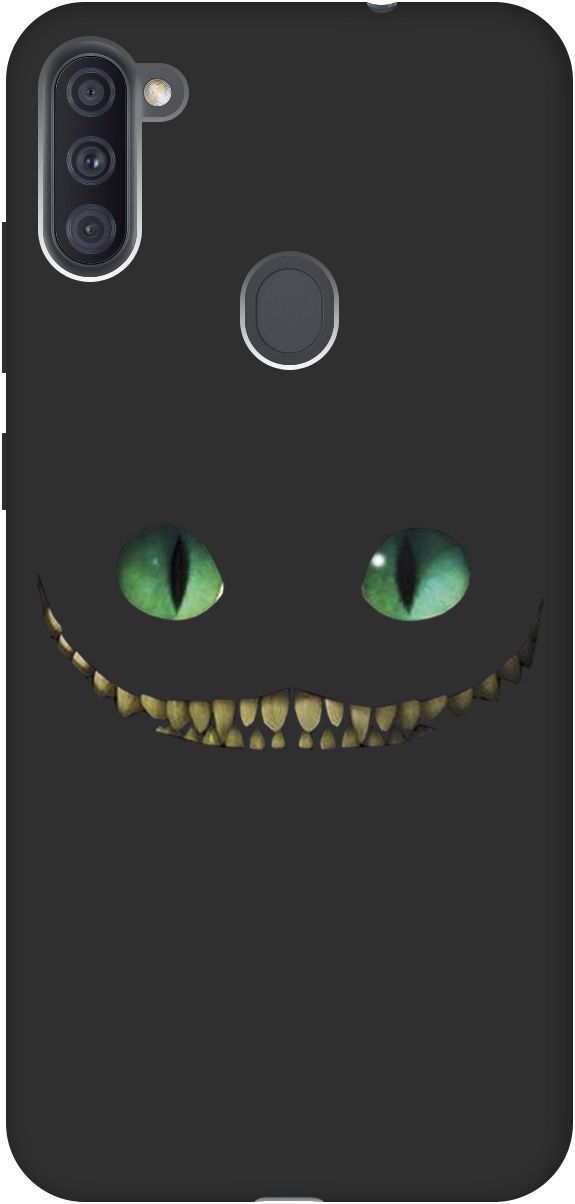 

Чехол на Samsung Galaxy A11/M11 с принтом "Cheshire Cat" черный, Черный;зеленый, 117