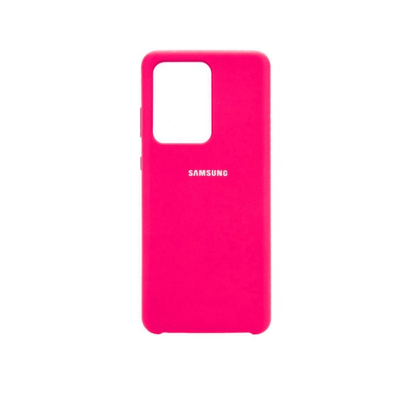 фото Чехол samsung note 20 silicone cover ярко-розовый nobrand