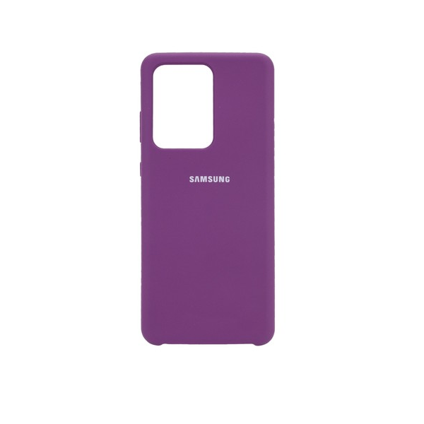 Чехол Samsung Note 20 Silicone Cover фиолетовый