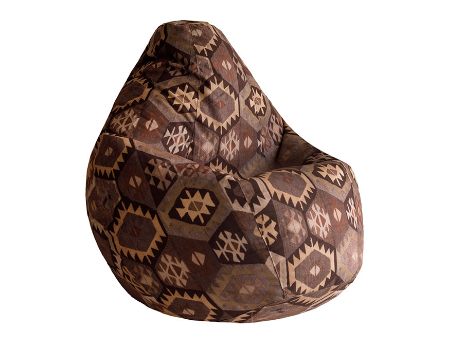 фото Кресло-мешок велюр мехико коричневый, 3xl dreambag
