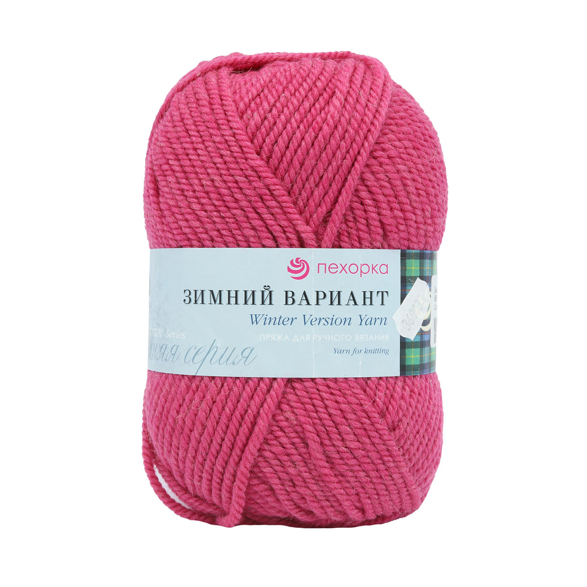 

Пряжа Пехорка 'Зимний вариант', 100 г, 100 м (шерсть) (584-Светлый амарант), 10 мотков