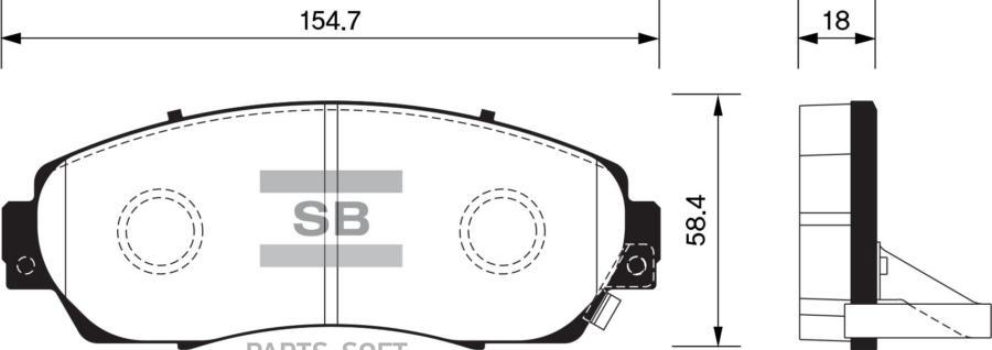 

Колодки Торм.Дисковые Нi-Q Ноndа Оdyssеy 06- (D1089) Sangsin brake sp2115