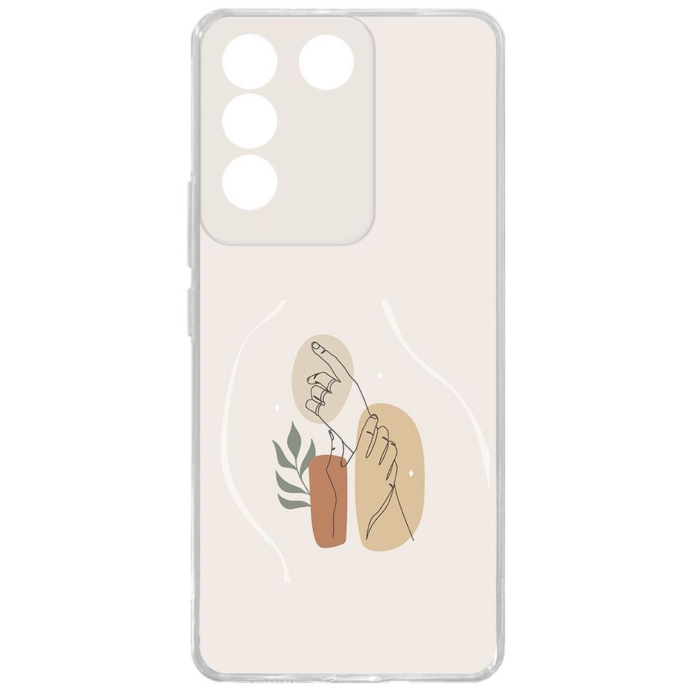 

Чехол-накладка Case Тонкость для Vivo V27e, Прозрачный
