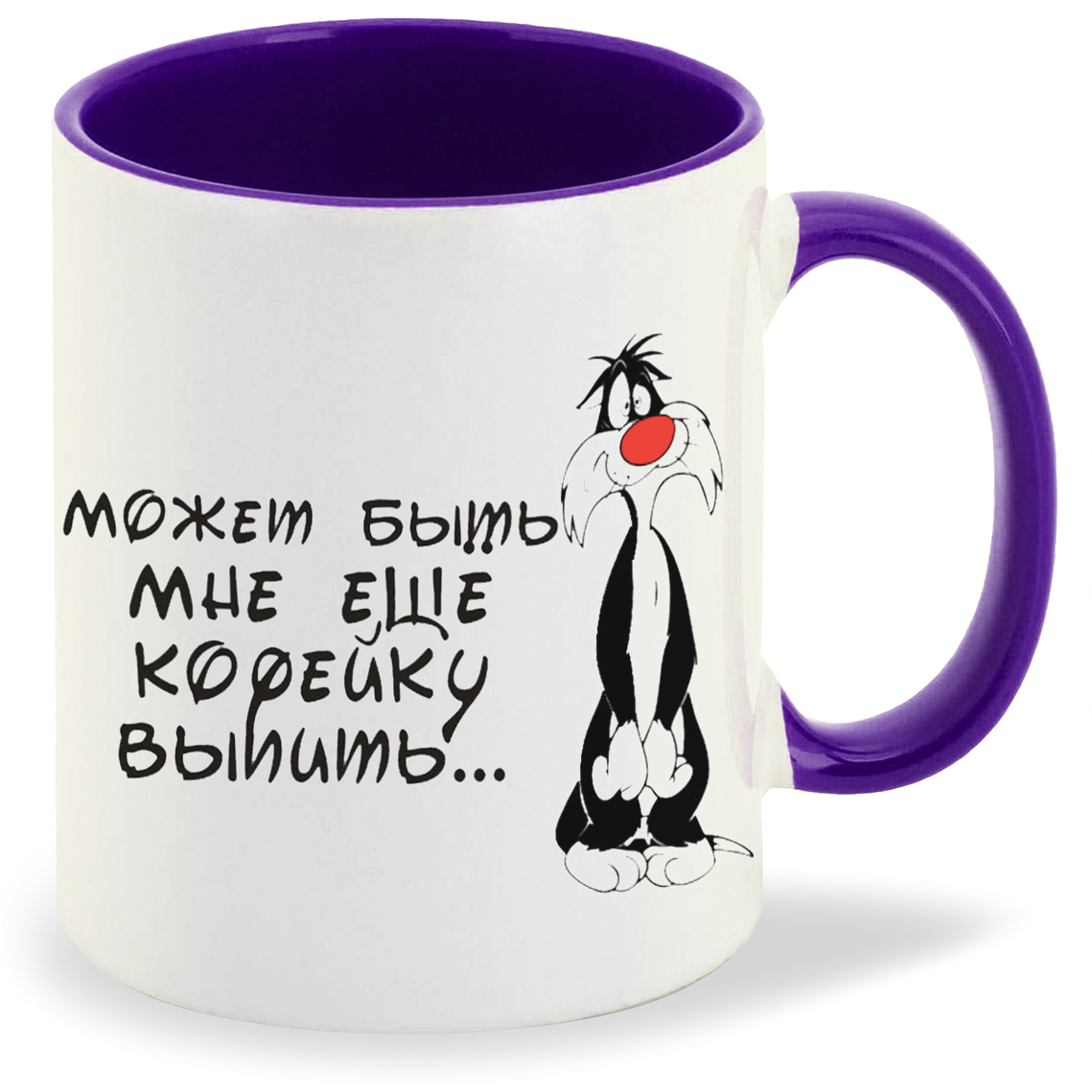 

Кружка CoolPodarok может быть мне еще кофе кот