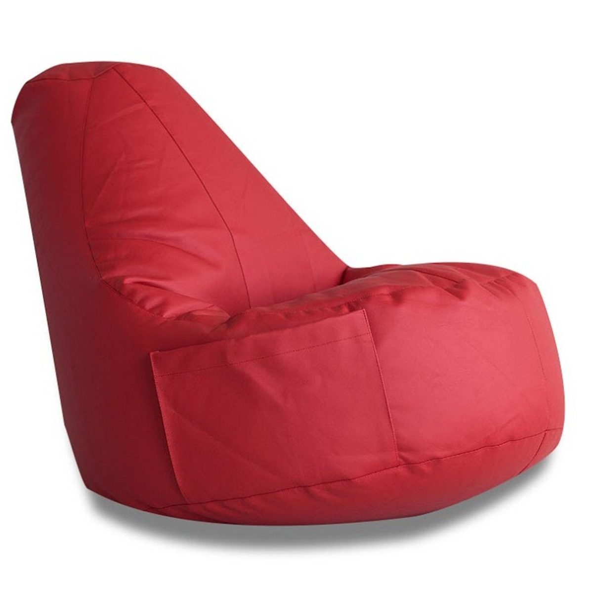 фото Кресло-мешок конфетти красная экокожа dreambag