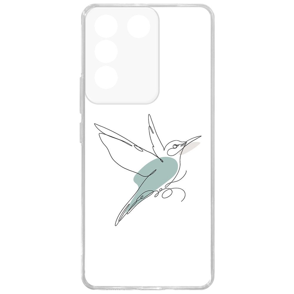 

Чехол-накладка Case Легкость для Vivo V27e, Прозрачный