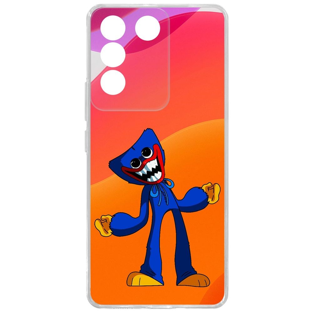 

Чехол-накладка Case Хаги Ваги для Vivo V27e, Прозрачный