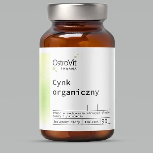 Цинк органический Ostrovit Pharma Cynk organiczny 90 капсул