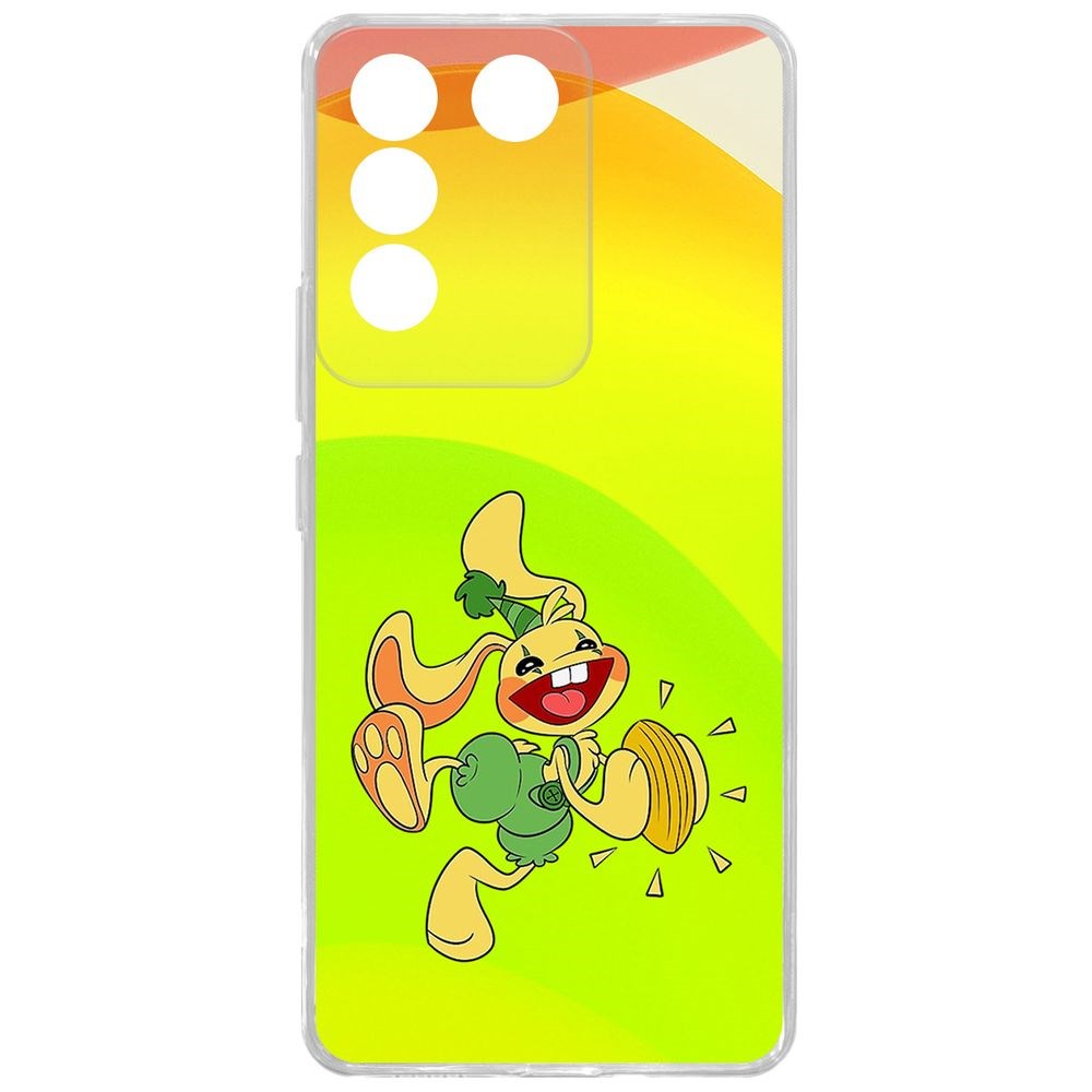 

Чехол-накладка Case Хаги Ваги - Крольчонок Бонзо для Vivo V27e, Прозрачный