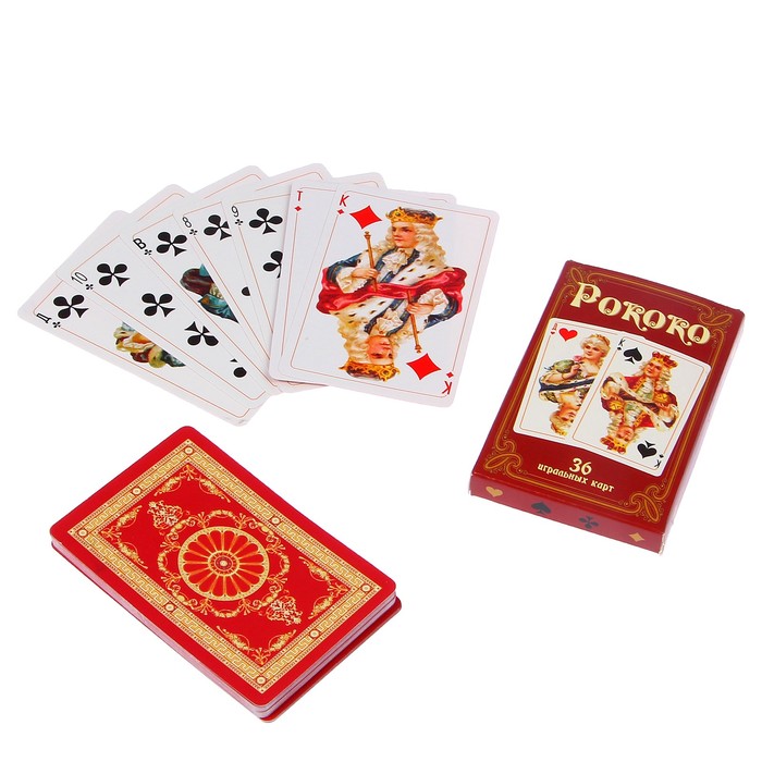 

Карты игральные Рококо, 36 шт
